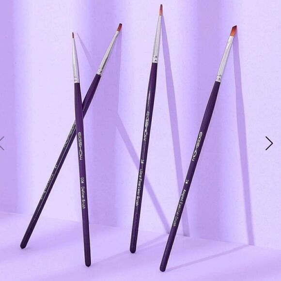 Two EIGSHOW Ultra Fine Brushes 00# Definer & 3# Ultra Fine Liner. NWOT - Picture 1 of 7